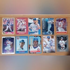 Ryne Sandberg Baseball Card Lot